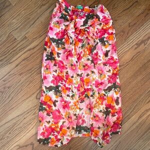 J. Crew Floral Tie Cover Up